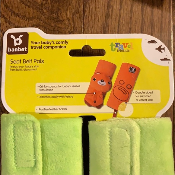 Frog Seat belt pals and neck pillow for baby - Picture 4 of 4